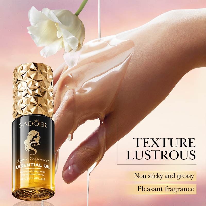 Cross-border export wholesale of all-English SADOER Repairing Fragrance Hair Essential Oil Softening and Nourishing Hair Conditioner Item Picture