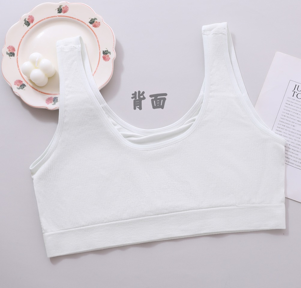 Girls' underwear development period: 12-year-old thin girls' bra, primary school children's 1, girls' stage 1 large vest Specification drawing
