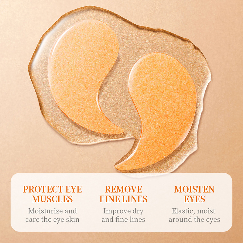 Cross-border wholesale of SADOER Vitamin C Moisturizing Eye mask and hydrating eye Mask in English Specification drawing