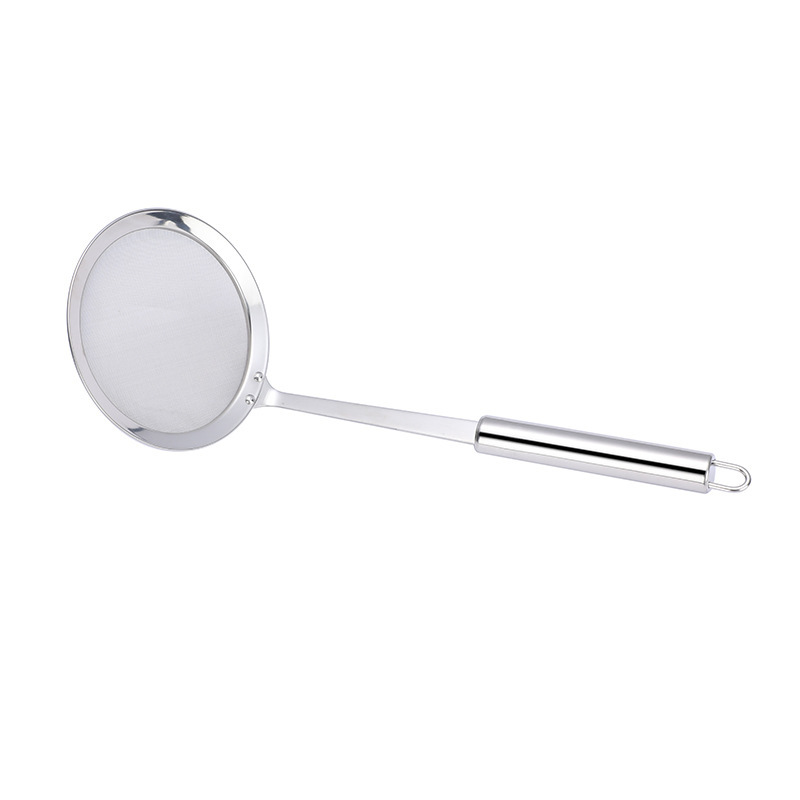 304 stainless steel skimming and foaming spoon, foaming and skimming hot pot strainer, a magic tool for separating residue and skimming, oil separator and oil filter net spoon Item Picture