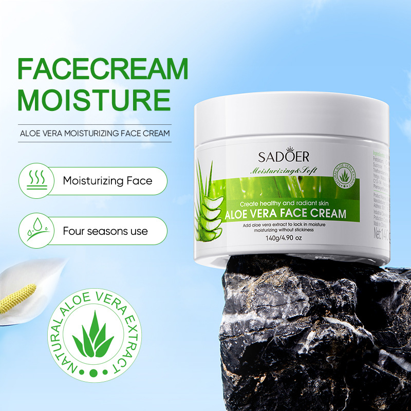 Full English SADOER Carrot Aloe Avocado Cream for hydrating, Moisturizing and softening the skin cross-border export wholesale details Picture