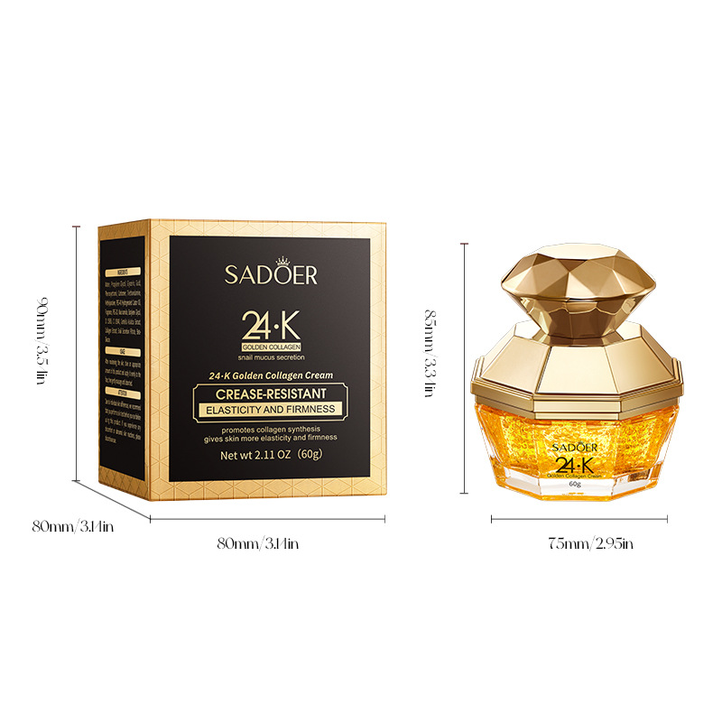 Full English SADOER24·K Gold Collagen Cream Moisturizing and Hydrating Water Cream Cross-border export wholesale Item Picture