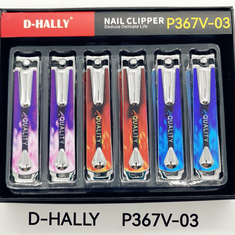 Portable nail clipper and nail clipper cover D-HALLYP367V-03 for export to Southeast Asia, the Middle East, South America, Europe and Africa, Dihali