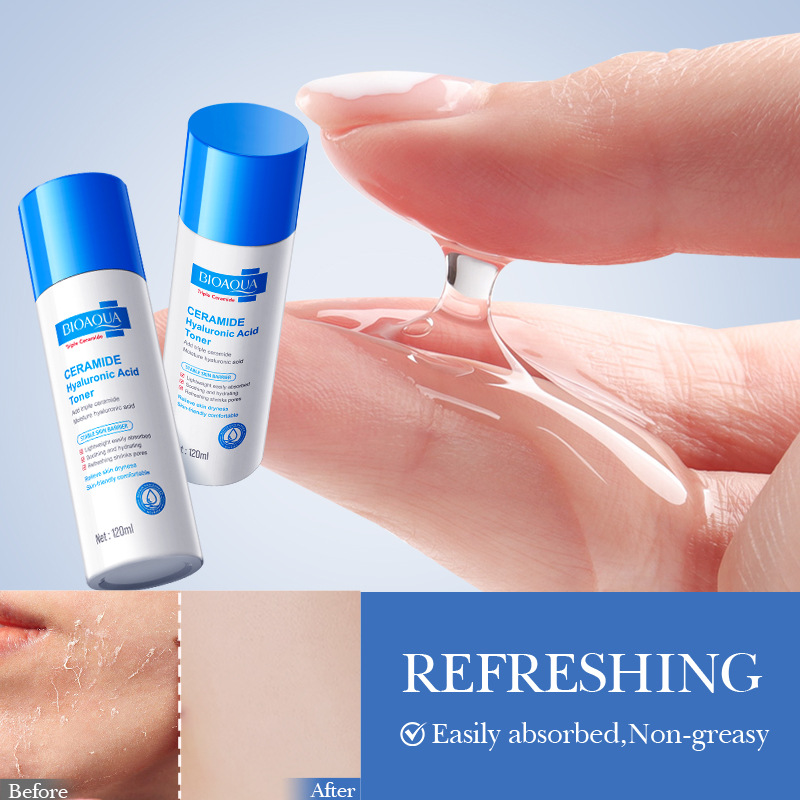 All-english BIOAOUA ceramide Hyaluronic acid Moisturizing Toner and Firming Moisturizing Water Cross-border export wholesale Item Picture