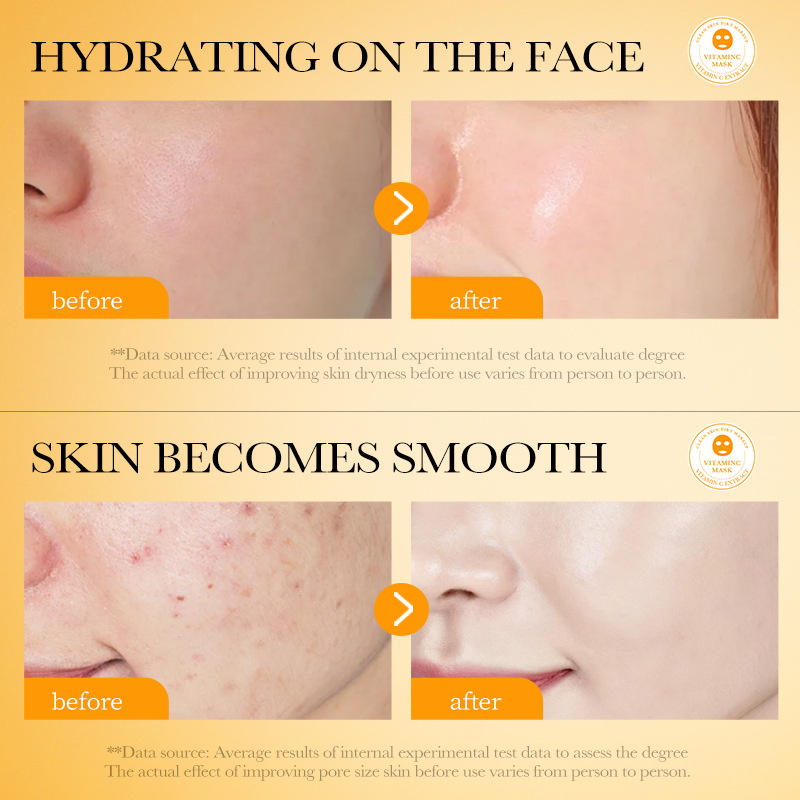 All-english BIOAOUA Vitamin c Brightening Mud Film Naked Skin Rejuvenation, brightening and Cleansing Mud Film cross-border export wholesale Item Picture