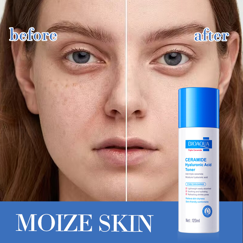 All-english BIOAOUA ceramide Hyaluronic acid Moisturizing Toner and Firming Moisturizing Water Cross-border export wholesale Application Scenario