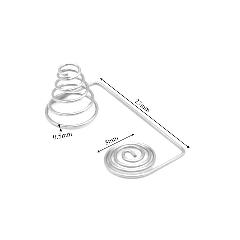 Battery box remote control spring No. 5, No. 7 positive and negative contact plates, TV and air conditioner remote control spring plates details Picture
