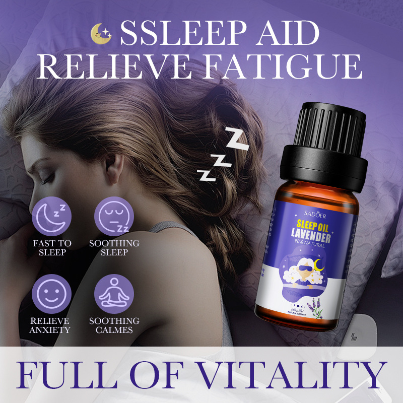 SADOER Lavender Sedative Sleep Essential Oil and Fatigue-relieving essential oil cross-border export wholesale details Picture