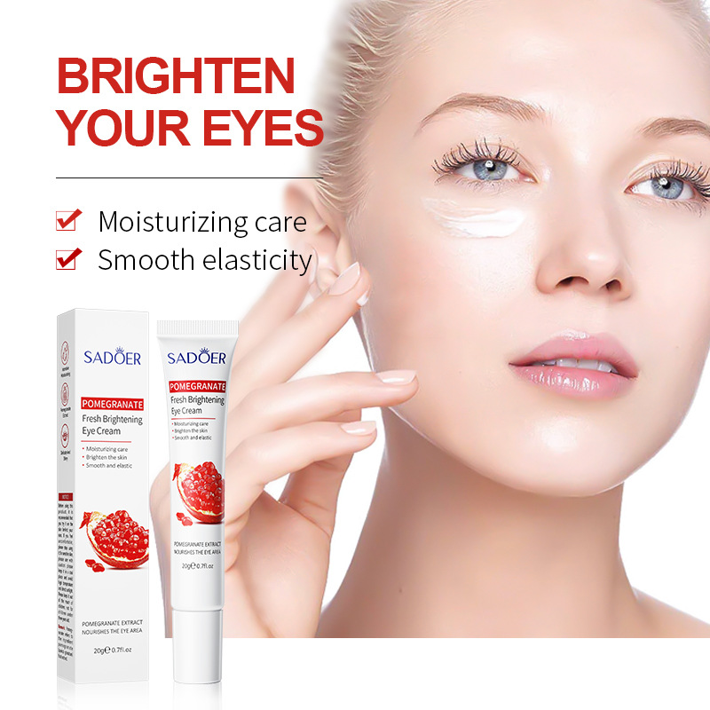 SADOER Pomegranate Fresh Beauty Eye Cream for Hydrating, Moisturizing and Improving dryness, cross-border export wholesale details Picture