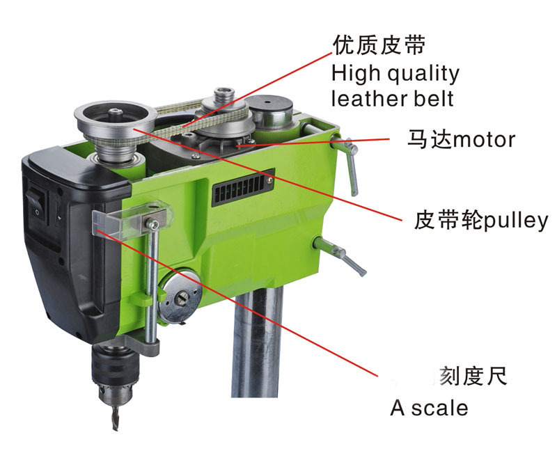 The belt of Mini Strong BG-5168E is a special belt for small bench drills by Li Rongjie, with a diameter of 12 centimeters full figure