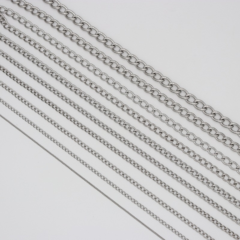 Cross-border 304 stainless steel chain, load-bearing chain, chandelier chain, electrostatic chain, decorative chain, chandelier lamp chain full figure
