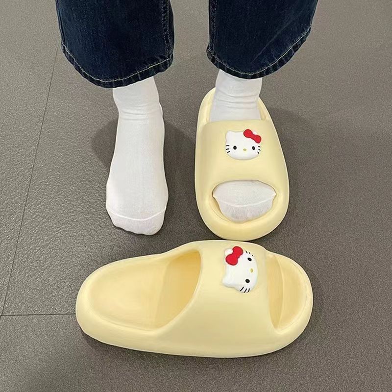 EVA Summer new women's slippers, indoor silent, thick-soled, anti-slip and non-smelly feet for bathroom bathing, men's cooling slippers 443 Specification drawing