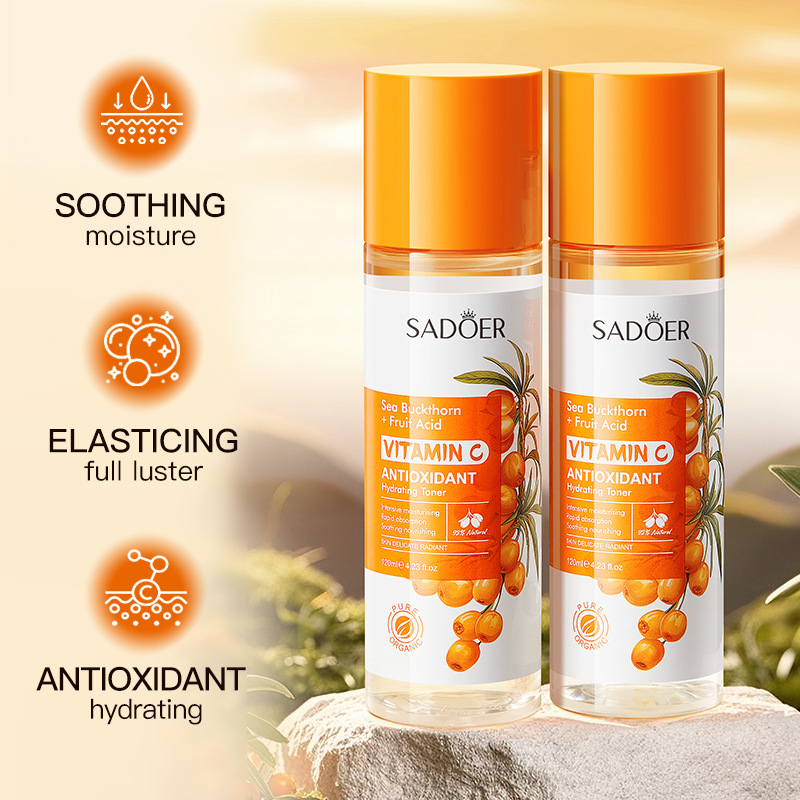 SADOER Sea buckthorn Vitamin C Antioxidant Moisturizing Toner Cross-border export wholesale Specification drawing