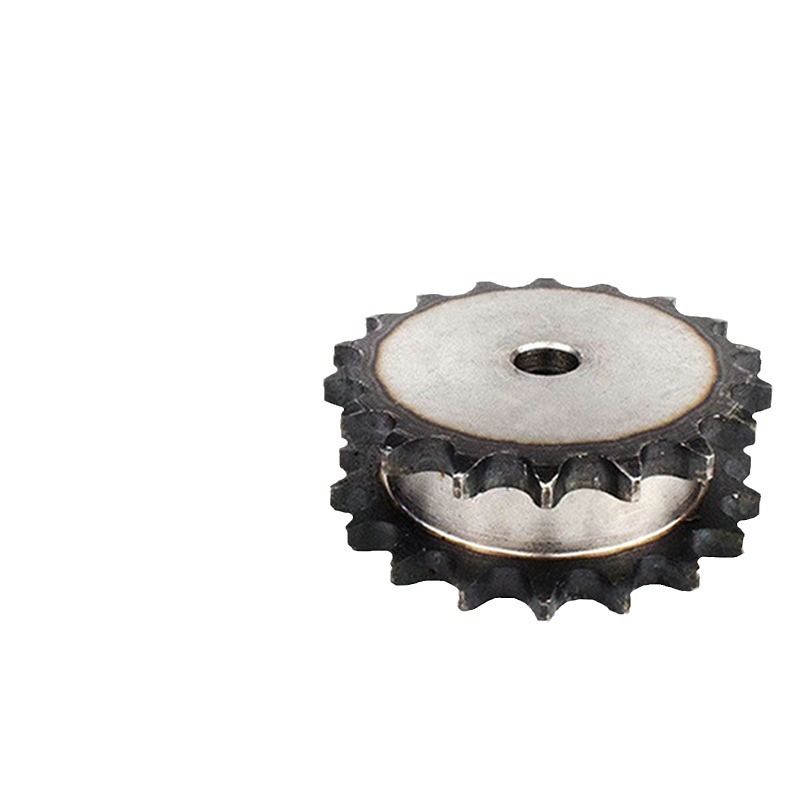 Non-standard double-row sprocket, 45# steel sprocket, single and double row transmission gear processing, gear sprocket wholesale, mechanical sprocket Item Picture