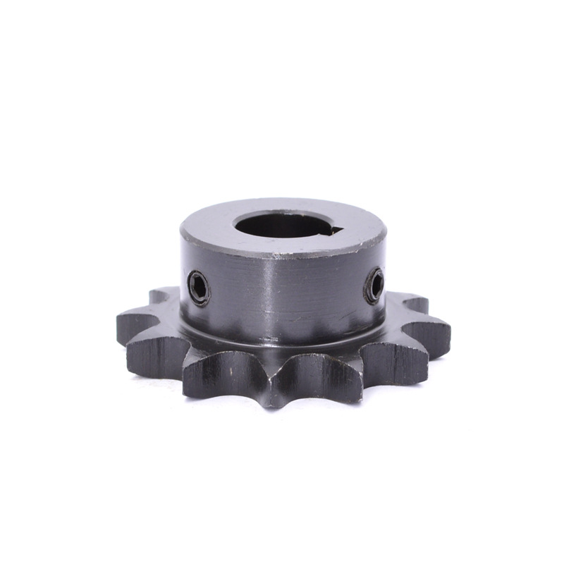 4-minute sprocket 08B sprocket 10/11/12/13/14/15/16/17 industrial sprocket gear 45# steel details Picture