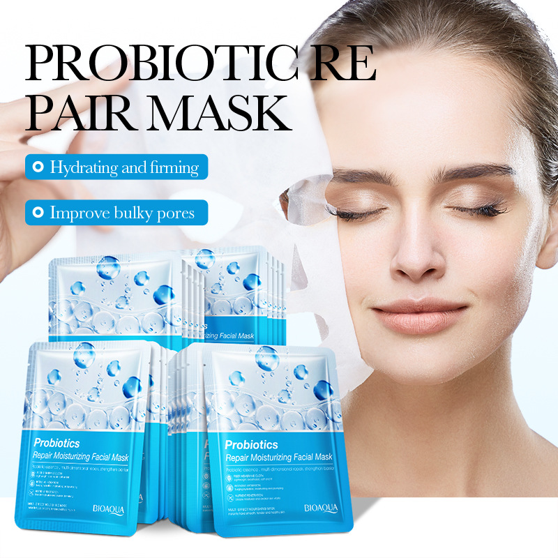 All-english BIOAOUA Probiotic Repair and Moisturizing Facial mask Cross-border export wholesale details Picture