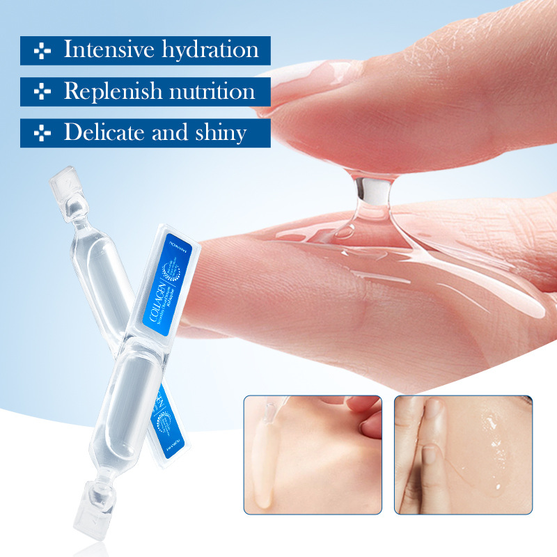 FAYANKOU Collagen Anti-Wrinkle Repair Moisturizing and Skin Rejuvenation Single-Use Essence Cross-border export wholesale details Picture