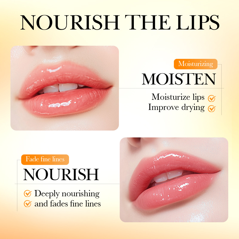 All-english SADOER Lemon Hydrating Lip Mask for moisturizing autumn and winter and preventing dryness and cracking, cross-border export wholesale Application Scenario