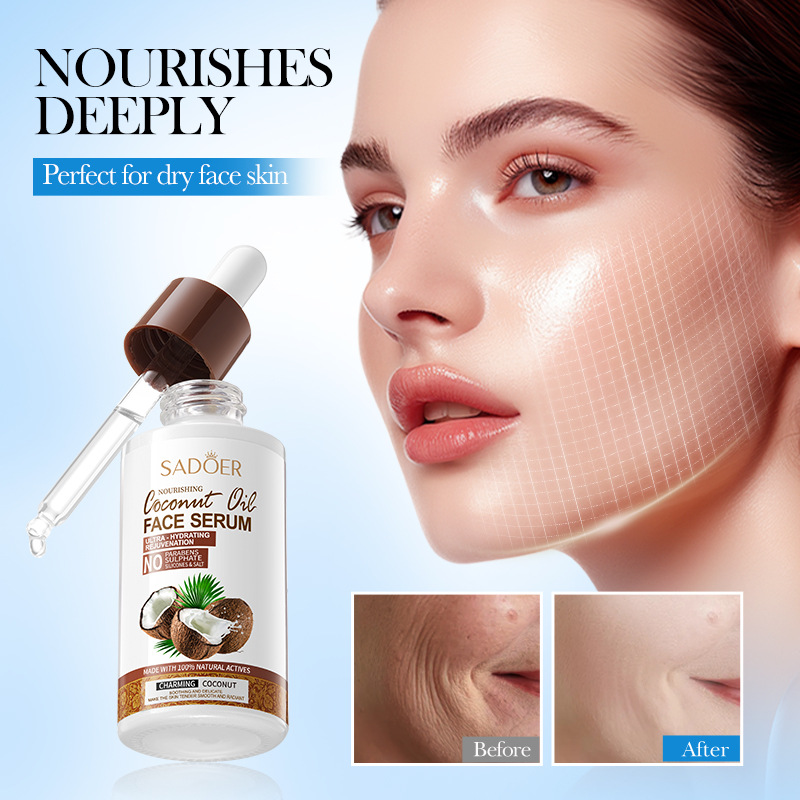 Cross-border wholesale of SADOER coconut oil Nourishing and Moisturizing skin care products and moisturizing cream in English Application Scenario