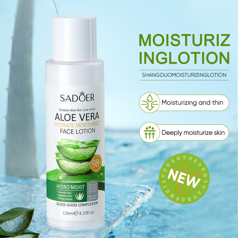 Cross-border export wholesale of SADOER Aloe Vera Hydrating and Soothing Lotion, hydrating and caring Skin Lotion details Picture