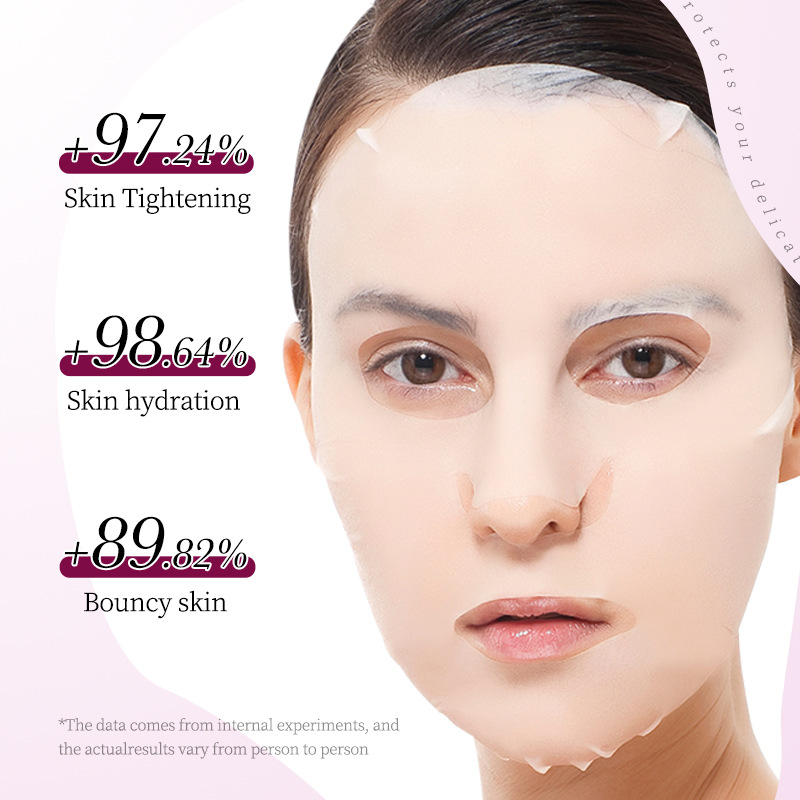 Cross-border wholesale of all-English BIOAOUA Grape Seed Antioxidant Hydrating Facial mask and Moisturizing Skin Mask Specification drawing