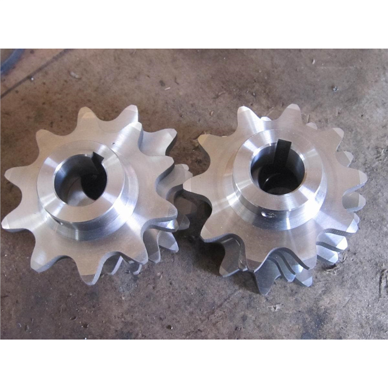 Sprocket 45 steel, stainless steel sprocket 15B, 25B, 35B, 08A, 08B, 10A, 12A, 16A, single row, double row, Yiheda Specification drawing