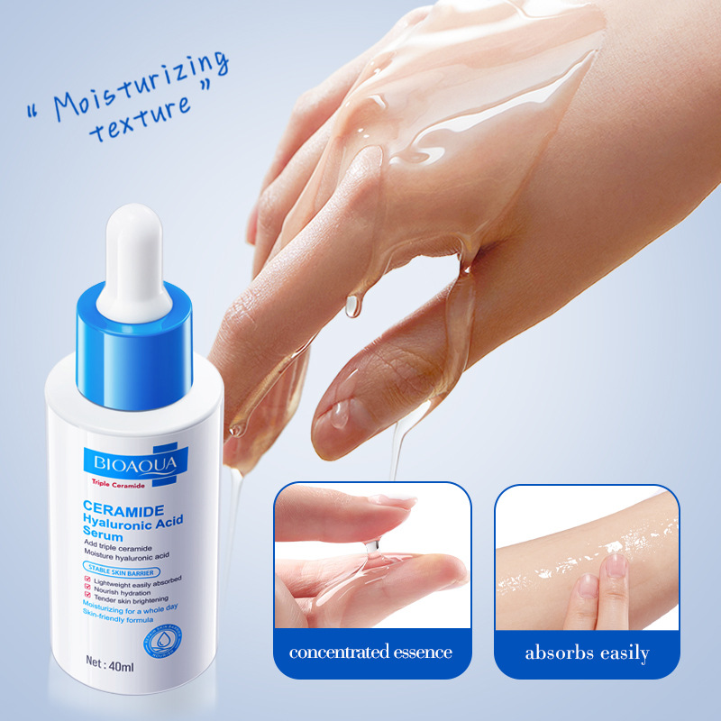 Cross-border wholesale of BIOAOUA ceramide Hyaluronic Acid Moisturizing Essence and Hydrating Essence in English Item Picture