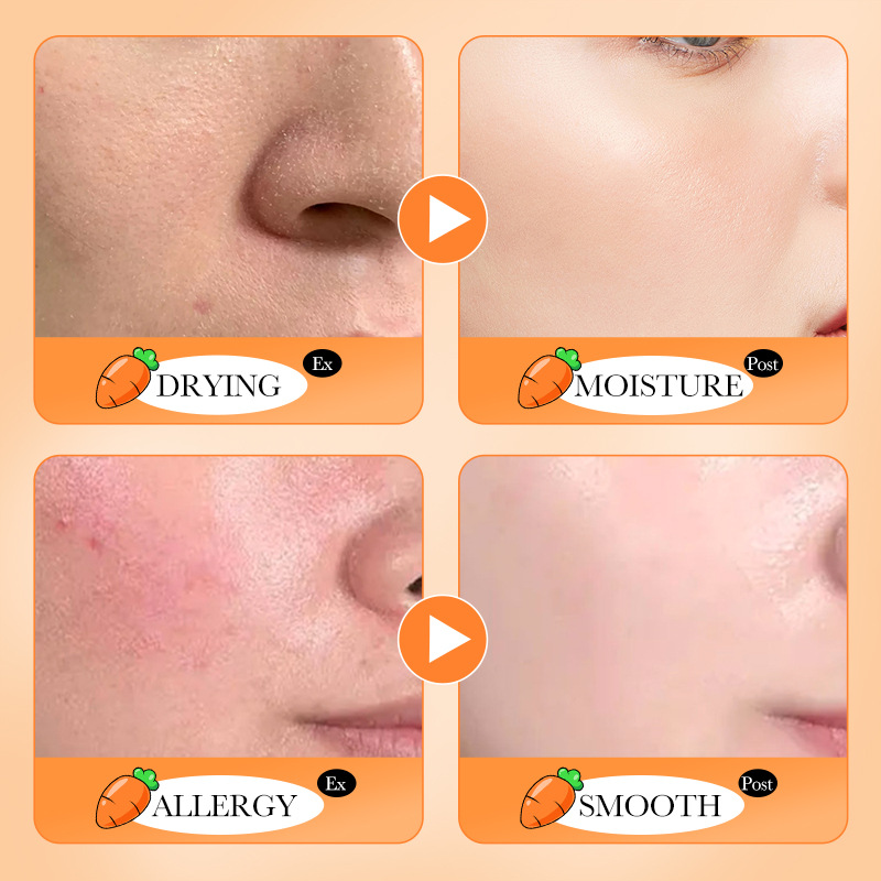 Cross-border export wholesale of SADOER Carrot Nourishing Mask sheets for hydrating and moisturizing the skin Item Picture