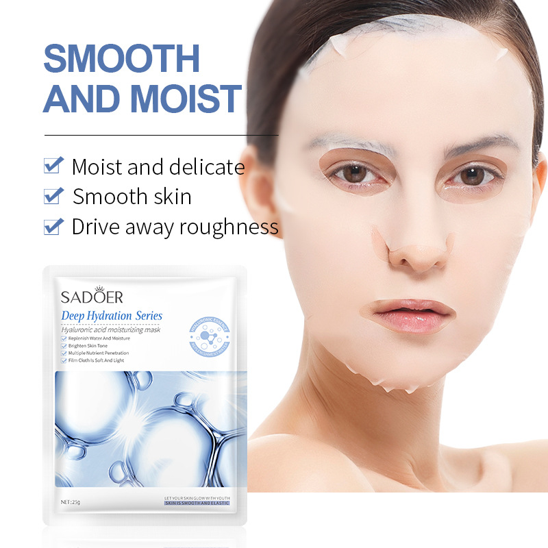 Cross-border export wholesale of SADOER black bean Cherry Blossom Uric acid-breaking Facial mask Moisturizing Mask details Picture
