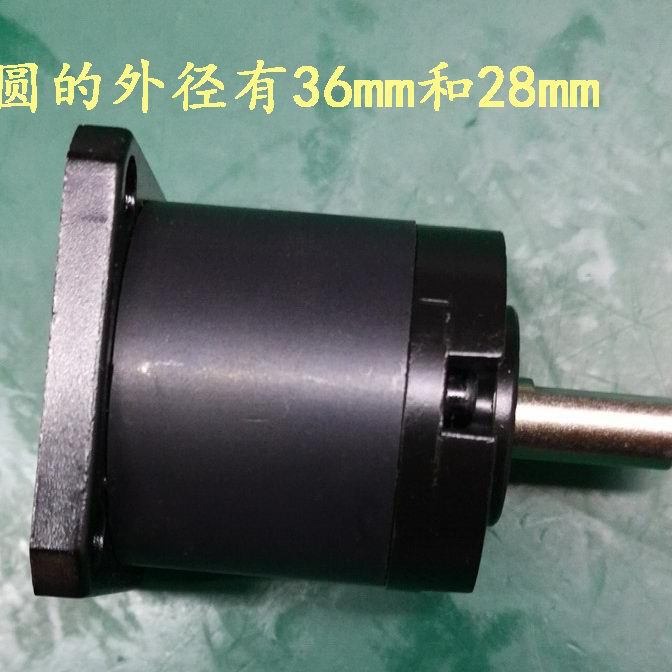 Micro stepping motor gearbox with square bottom cover 28mm - 36mm planetary reduction gearbox details Picture