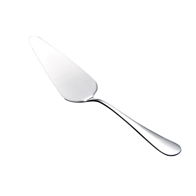 Factory wholesale stainless steel baking tools, pizza spatulas, dessert mooncake knives and forks, cake spatulas, restaurant household logos Item Picture