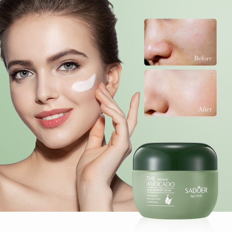 Cross-border wholesale of SADOER organic Avocado Smooth Moisturizing Cream for hydrating, rejuvenating and reducing fine lines Item Picture