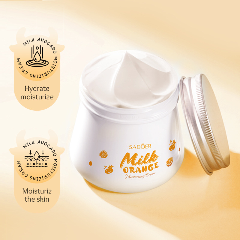 Cross-border export wholesale of SADOER Milk Orange Moisturizing Cream for brightening, moisturizing and smoothing the skin details Picture