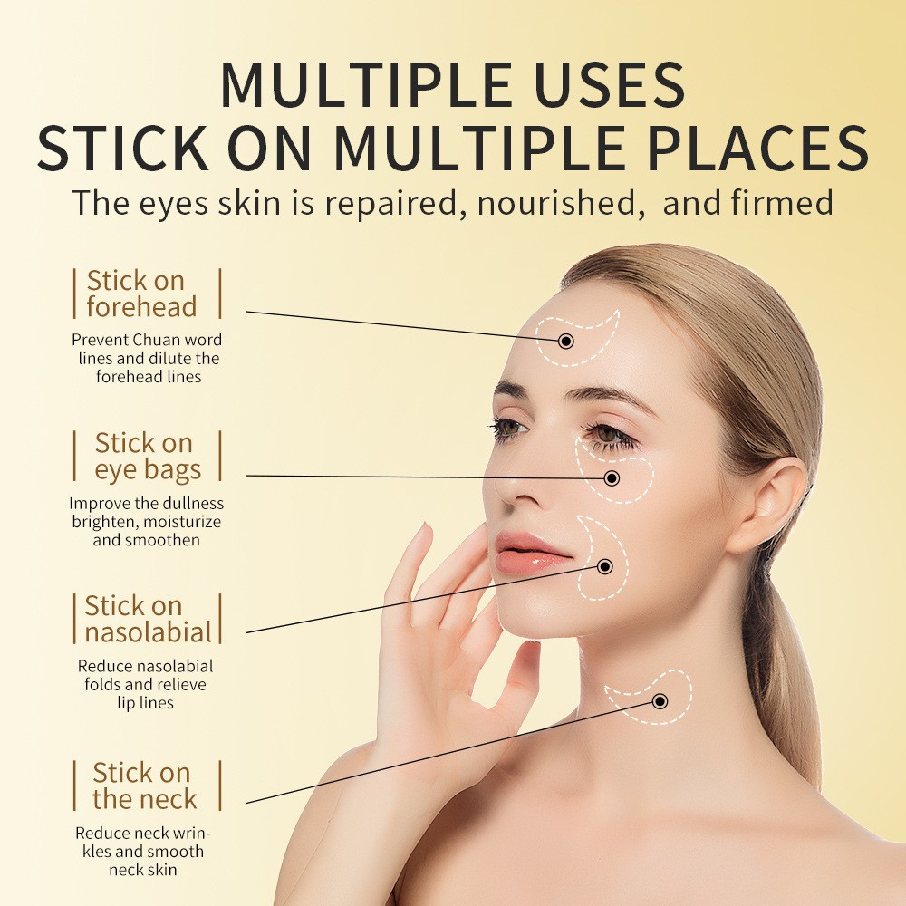 Cross-border wholesale of the full range of ZOZU Gold eye mask Hydrating and Moisturizing Eye Mask Patches in English Item Picture