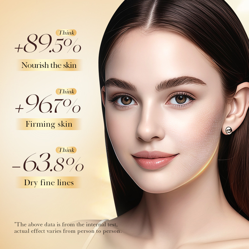 Cross-border export wholesale of SADOER Yeast Collagen Anti-Wrinkle Egg Shell Veil Cream Moisturizing Mask in English Specification drawing
