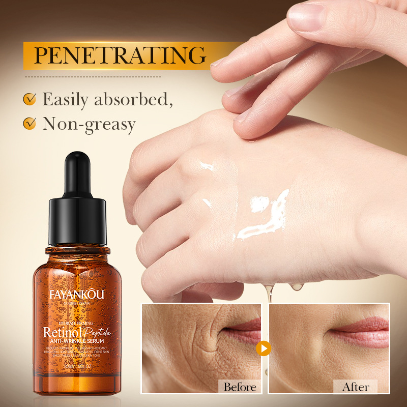 FAYANKOU Retinol Peptide Anti-Wrinkle Essence, Hydrating and Moisturizing Essence, cross-border export wholesale Application Scenario