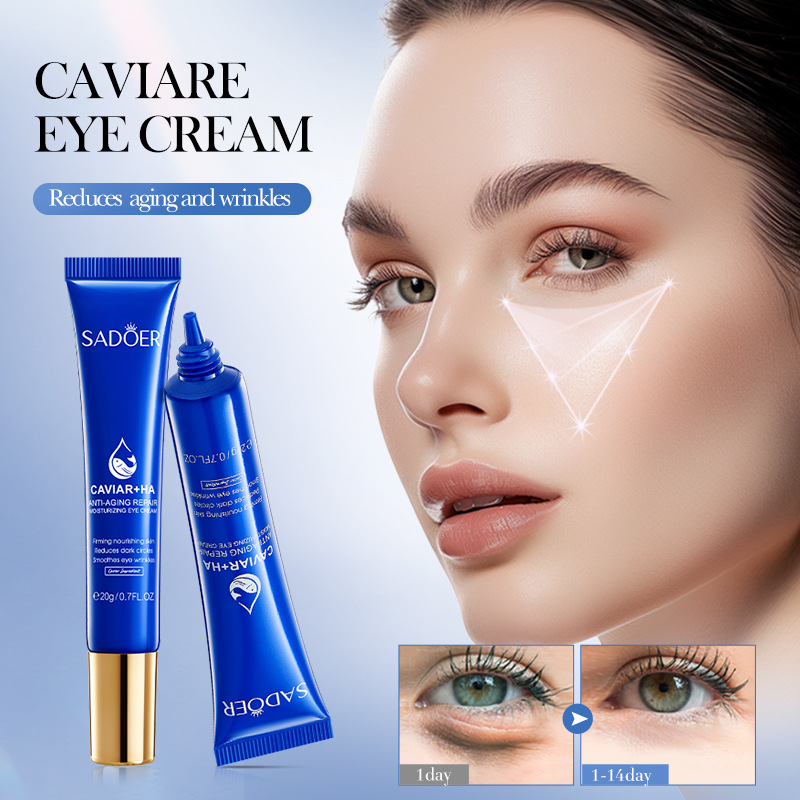Cross-border export wholesale of SADOER caviar hyaluronic acid Anti-wrinkle Repair Moisturizing Eye Cream and hydrating Eye cream details Picture