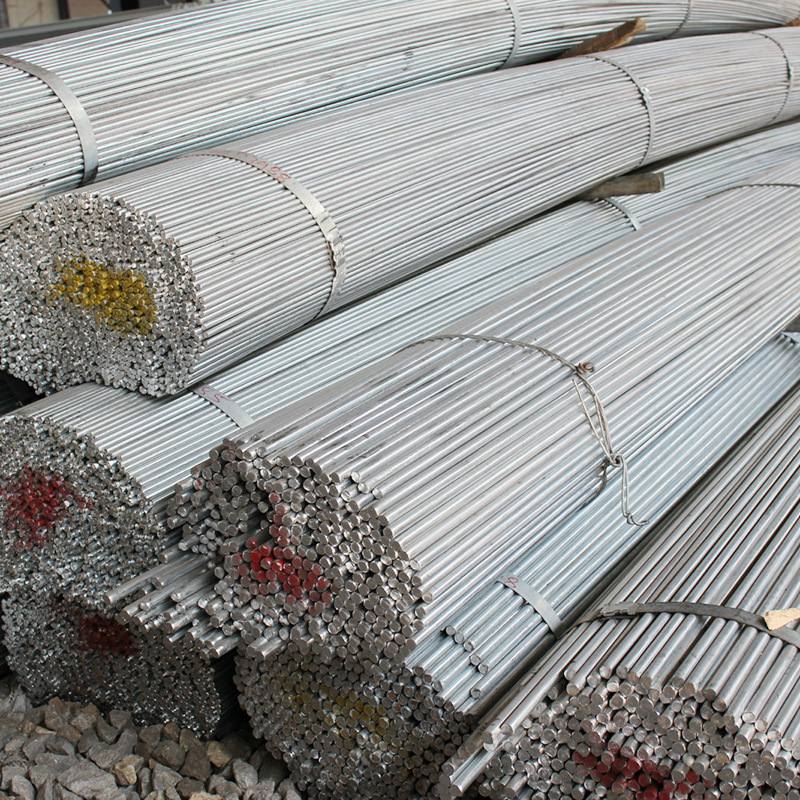 Factory stock of q235b hot-dip galvanized round steel solid round bars, retail of fixed lengths, wholesale of bright high-zinc coating bar profiles Specification drawing