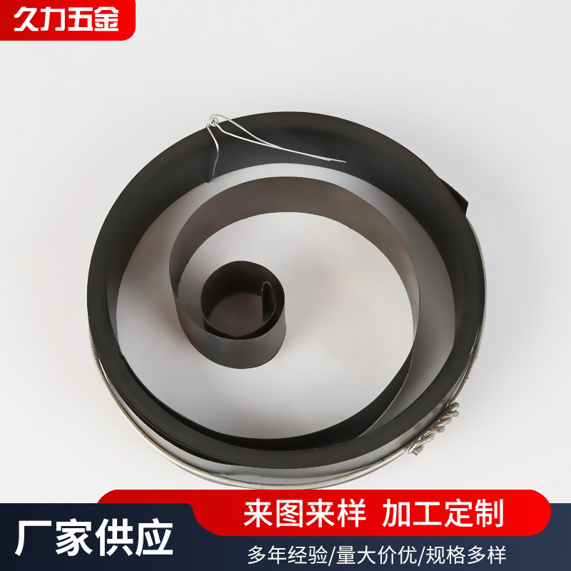 Supply spring, ship pull rope, contract spring, wind winding spring, automatic contract winding spring, spring spring details Picture