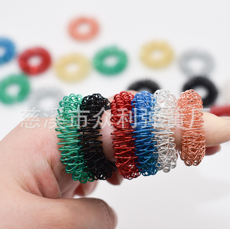 The original manufacturer supplies finger massage rings, mini finger massagers, massage springs and finger massage springs details Picture