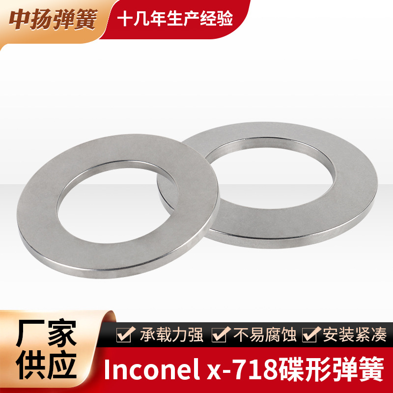 Inconel x-718 material disc spring Disc spring gasket Disc spring plate full figure