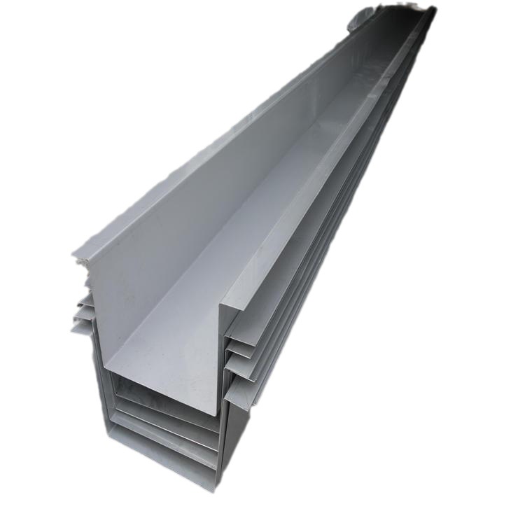 Foshan aluminum-magnesium-zinc coated waterproof water trough, drainage trough, anti-corrosion U-shaped trough, self-repairing Bipv zinc-aluminum-magnesium photovoltaic water trough Item Picture