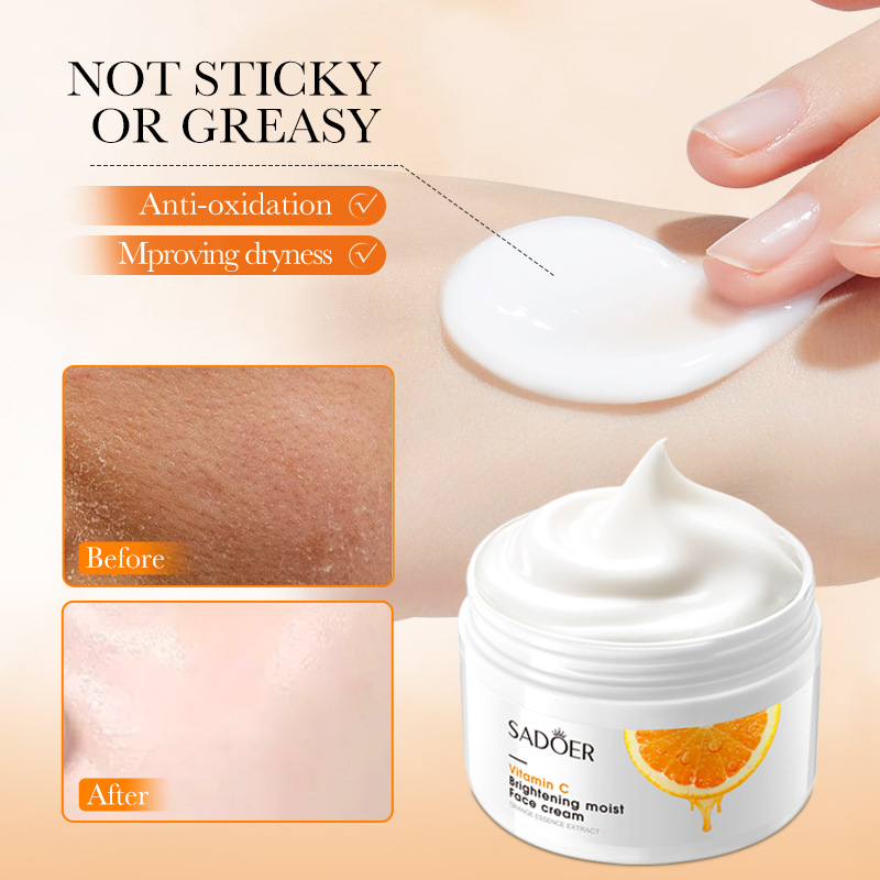 SADOER Vitamin C Brightening and Moisturizing Cream, cross-border export wholesale of moisturizing and softening Cream Item Picture
