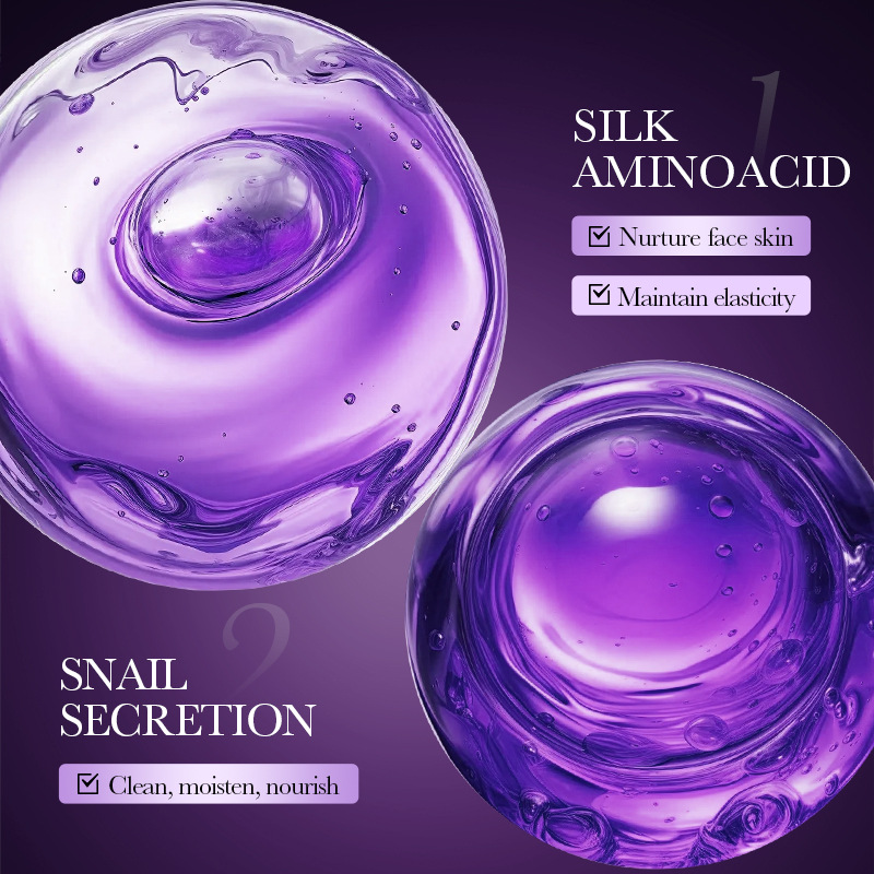 FAYANKOU snail Essence Hydrating and elastic Mask Cross-border export wholesale Specification drawing