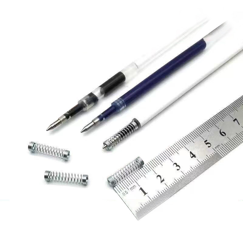 Ballpoint pen core spring pen accessories, stainless steel compression spring, small wire diameter spring, multiple specifications available for customization details Picture