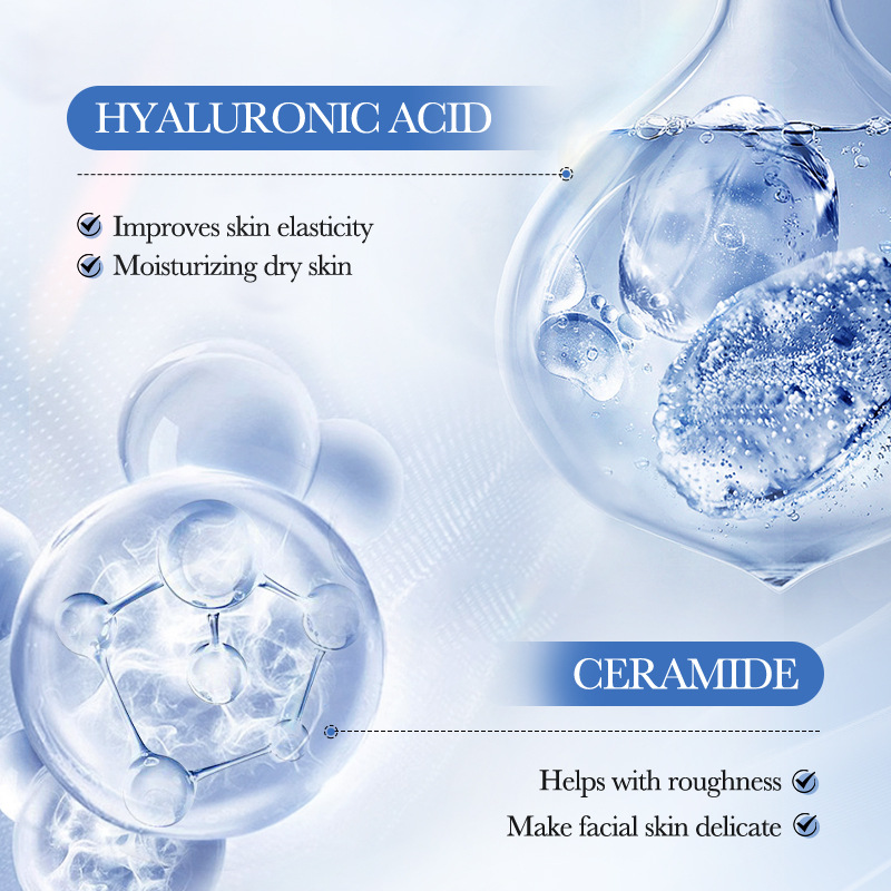 All-english BIOAOUA ceramide Hyaluronic acid Moisturizing Toner and Firming Moisturizing Water Cross-border export wholesale details Picture