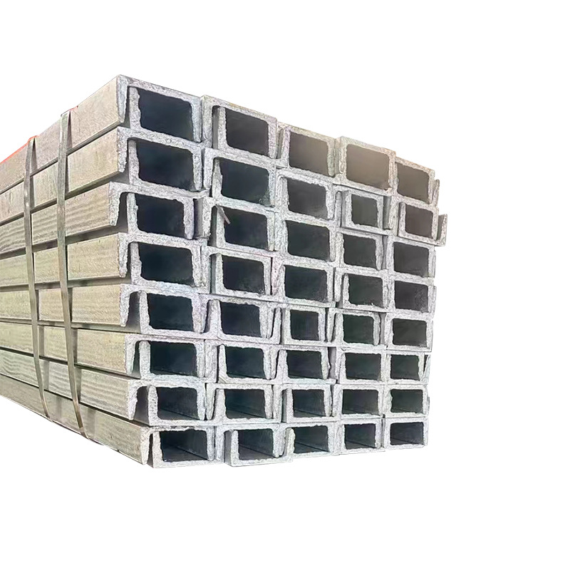 The manufacturer has hot-dip galvanized channel steel Q235B in stock, which can be customized as high zinc coating building section steel, U-shaped steel, and galvanized Item Picture