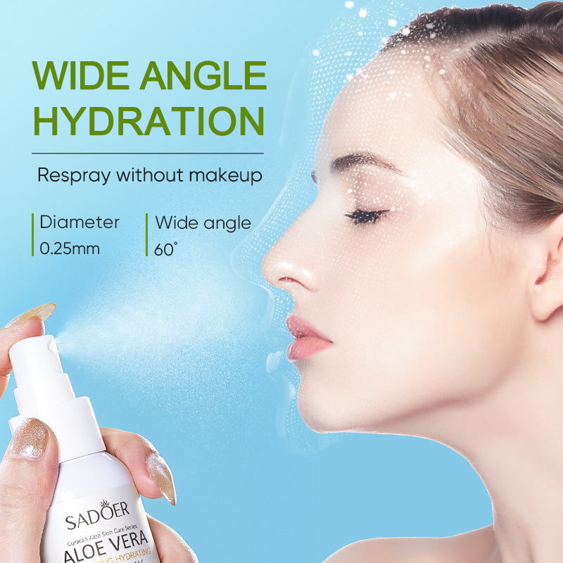 SADOER Aloe Vera Refreshing Hydrating Spray, Hydrating and Nourishing Toner Spray, cross-border export wholesale Item Picture