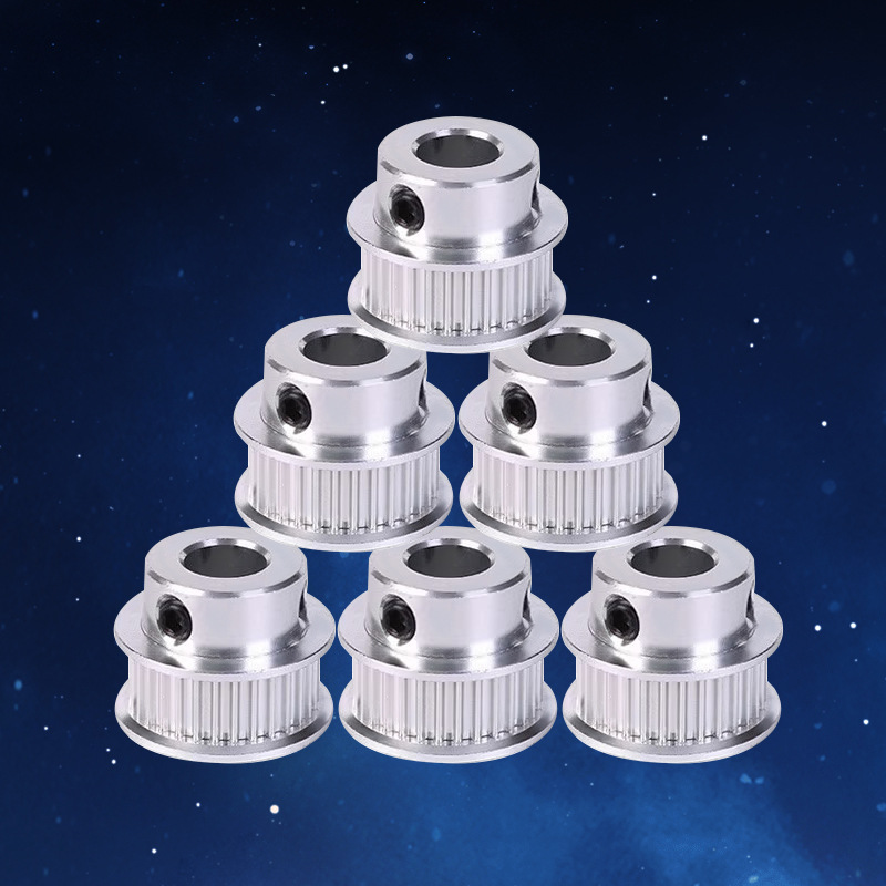 3D printer accessories: 2GT synchronous pulley, GT2 pulley, BF type 30-tooth gt2 synchronous pulley, 2gt synchronous pulley details Picture