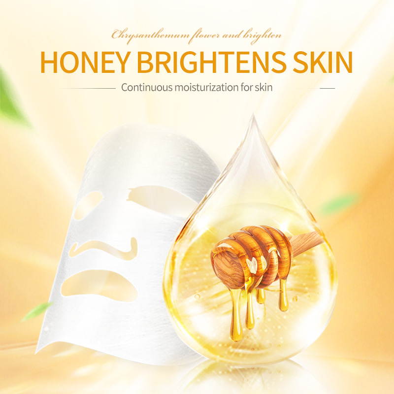 Cross-border export wholesale of all-English ZOZU honey Facial mask for hydrating, moisturizing and nourishing skin Application Scenario